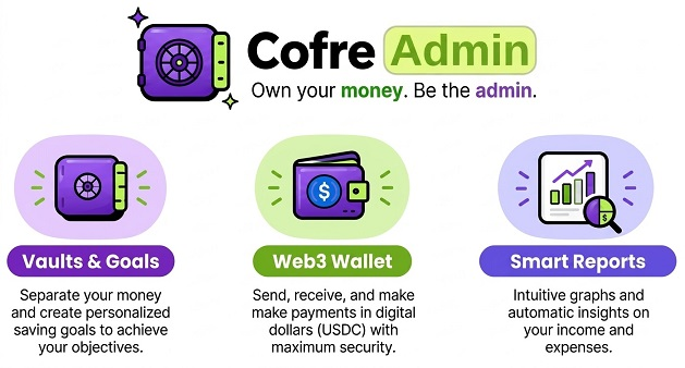 Cofre Admin - Seja o admin da sua grana